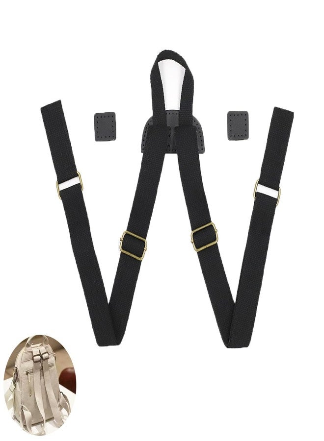 ArrErr Backpack Straps Replacement Adjustable Canvas Shoulder Strap Sewing Mount Belts for Backpacks Rucksack Daypack Laptop Back Pack Business Work Bag Travel Study DIY Craft Bags - Image 1